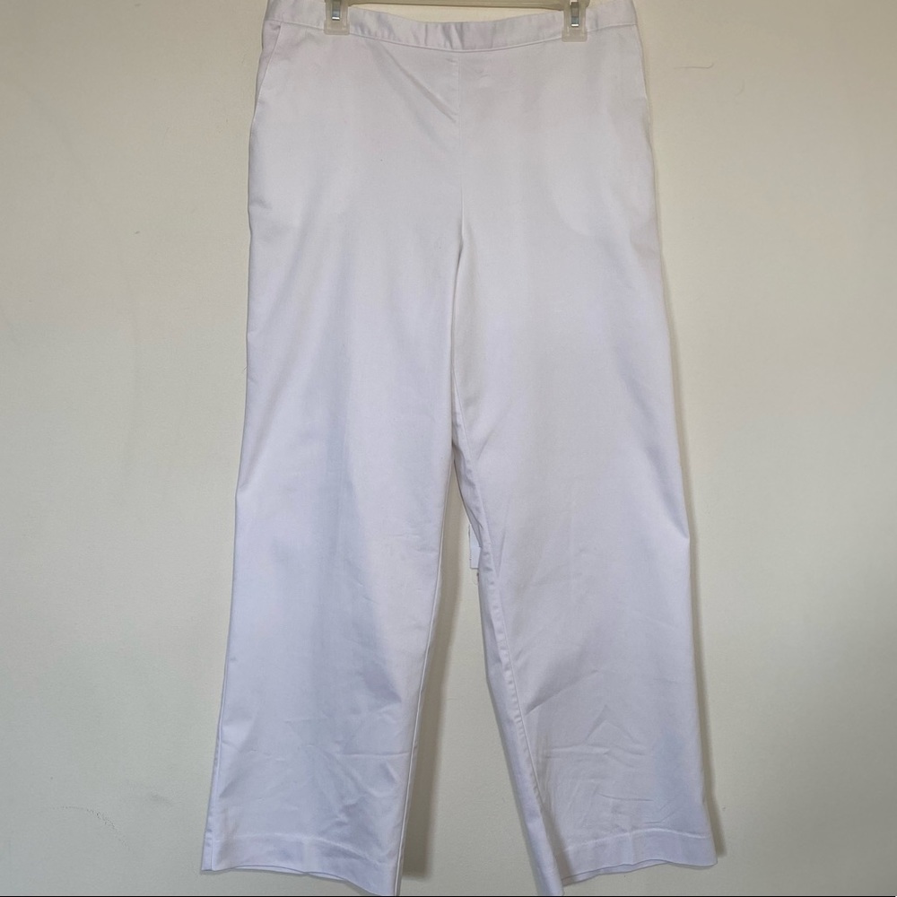 Alfred Dunner Size 14 spandex stretch white